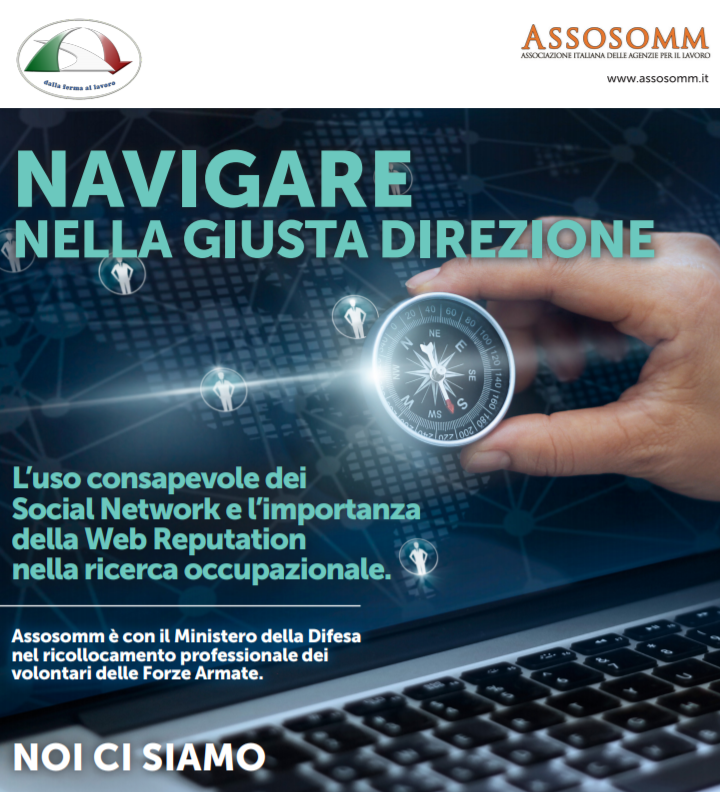 AL VIA OGGI IL CICLO DI INCONTRI PER IL RICOLLOCAMENTO PROFESSIONALE DEI VOLONTARI DELLE FORZE ARMATE.